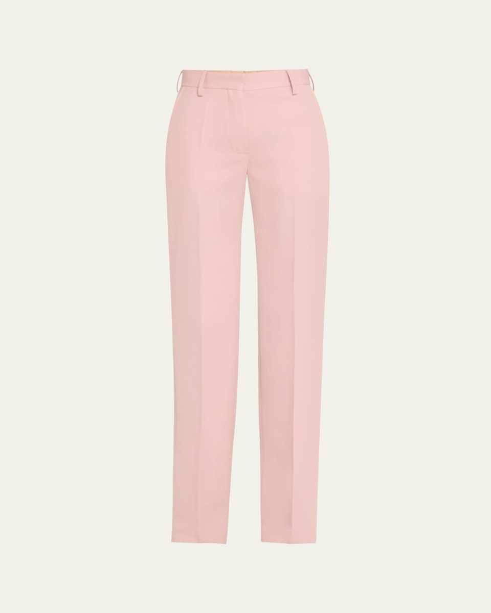 Pulla Wool Straight-Leg Trousers