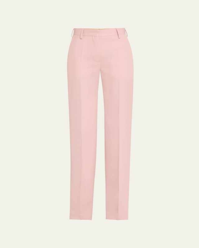 Pulla Wool Straight-Leg Trousers