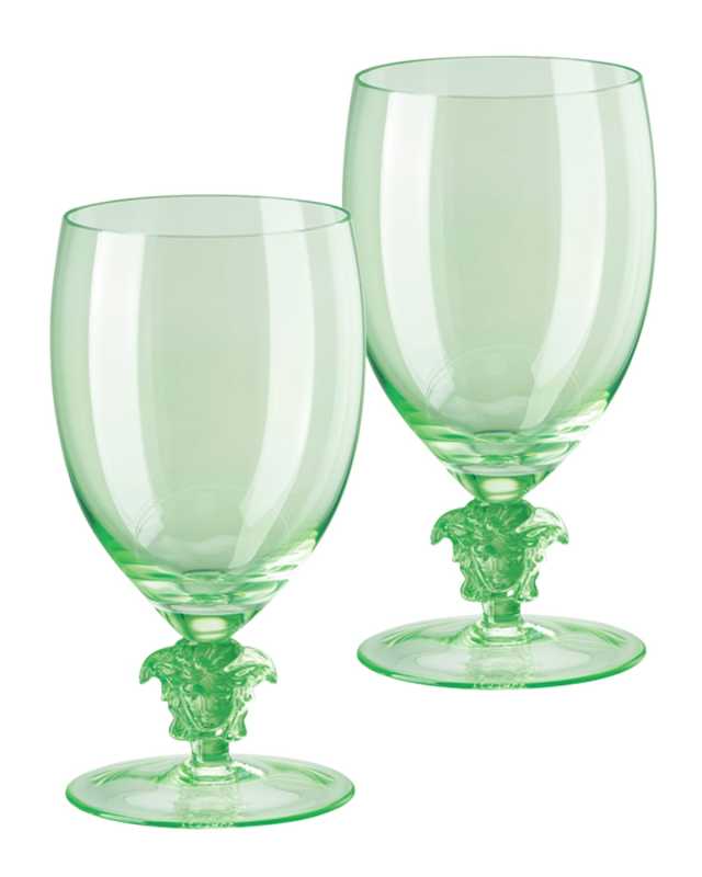 Medusa Lumiere 2 Short Stem Water Goblets, Set of Two