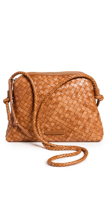 Loeffler Randall Mallory Woven Crossbody Bag Timber