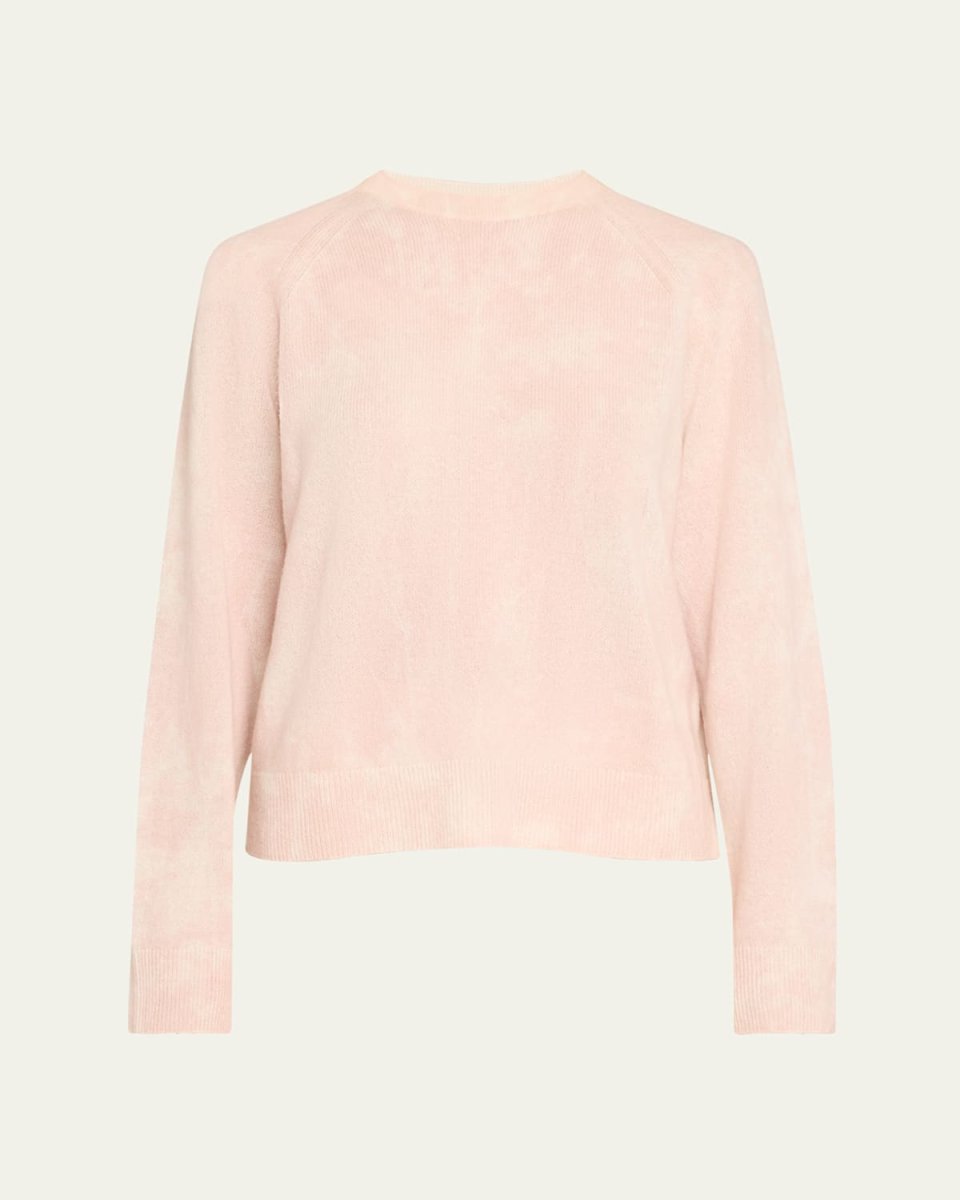 Raglan-Sleeve Ombre Cashmere Sweat