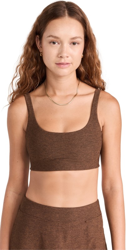 Outdoor Voices Double Time Bra Chocolate