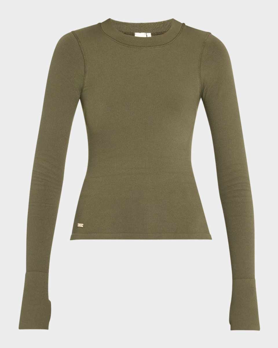 Maia Micromodal Soft Rib Long-Sleeve Shirt