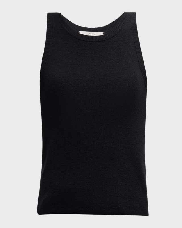 Cashmere Knit Tank Top