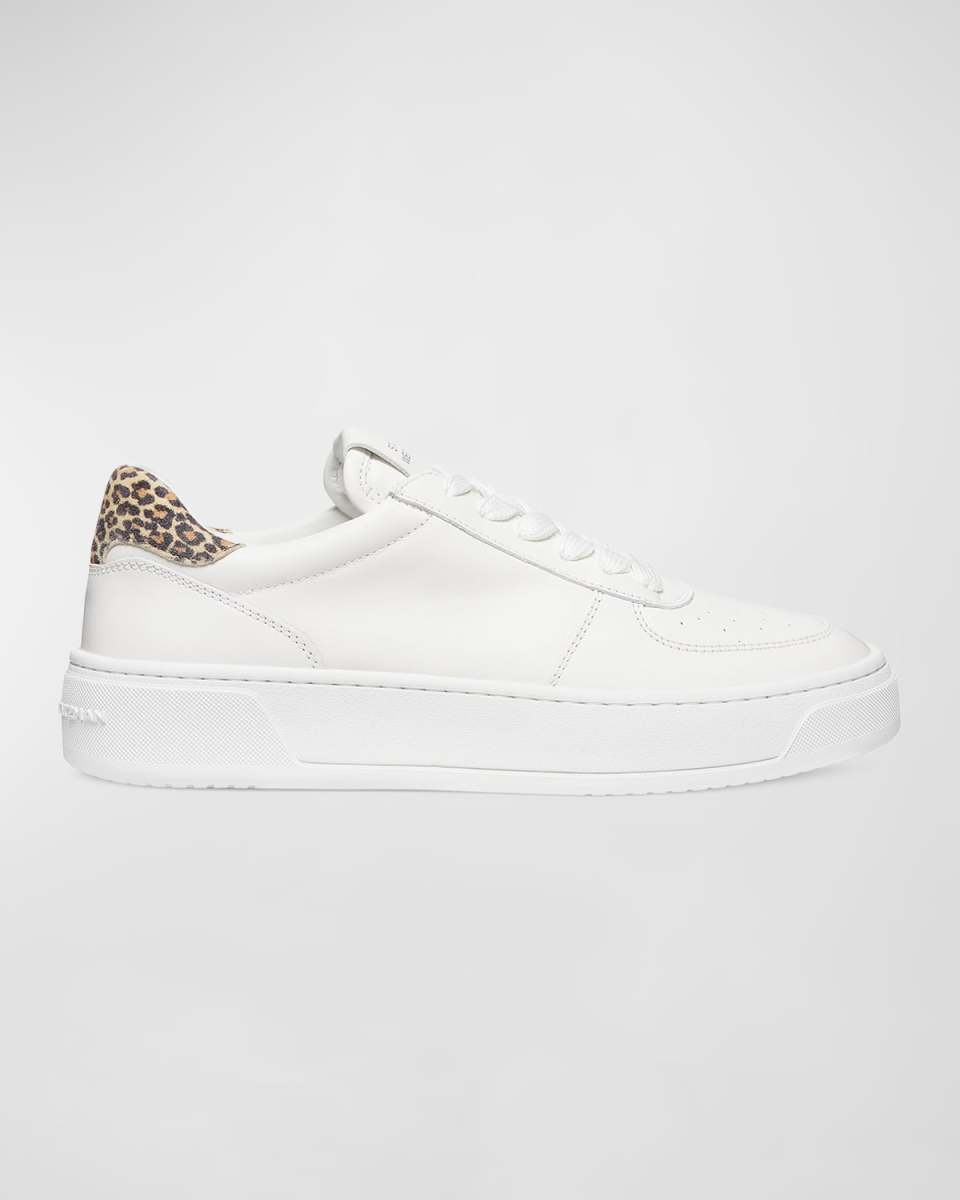 Courtside Leopard Low-Top Sneakers