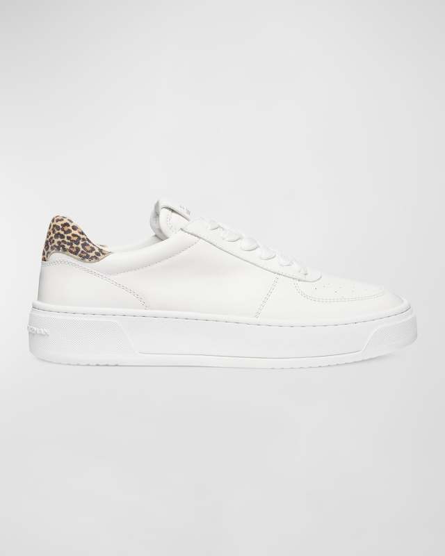 Courtside Leopard Low-Top Sneakers