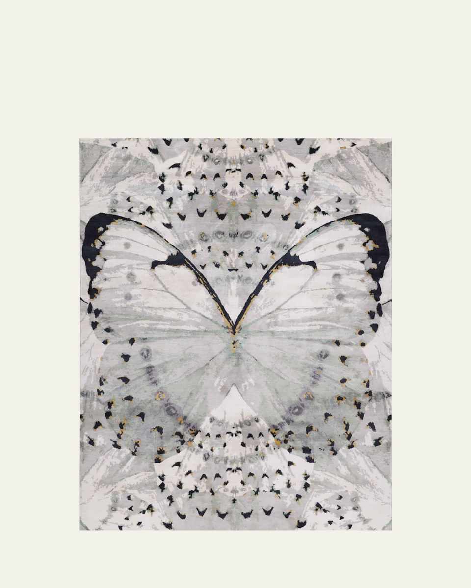Glasswings Hand-Knotted Rug, 9' x 12'