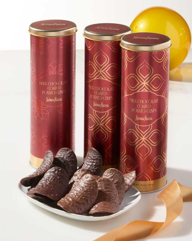 Chocolate-Covered Potato Crisp Trio