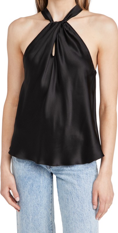 Amanda Uprichard Wanda Top Black