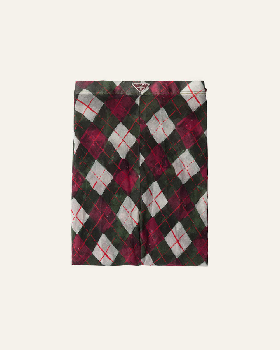 Argyle Tulle Tights