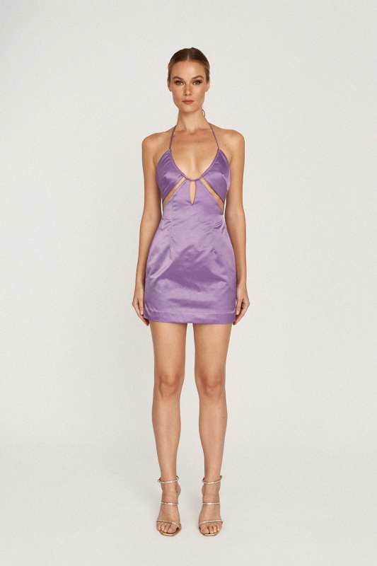 Cheryl Halterneck Mini Dress