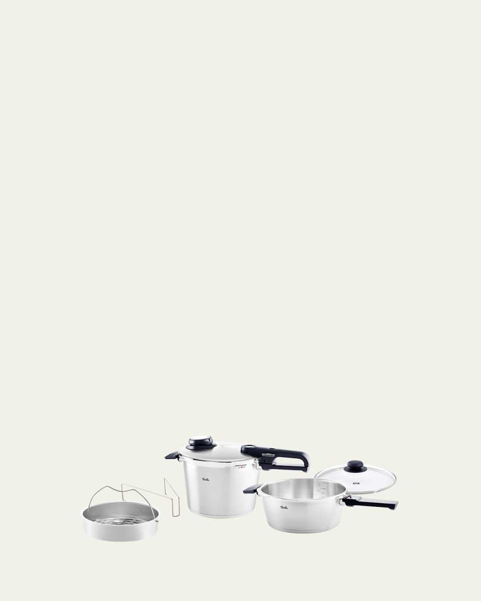 Vitavit Premium Pressure Cooker and Steamer Set with Glass Lid