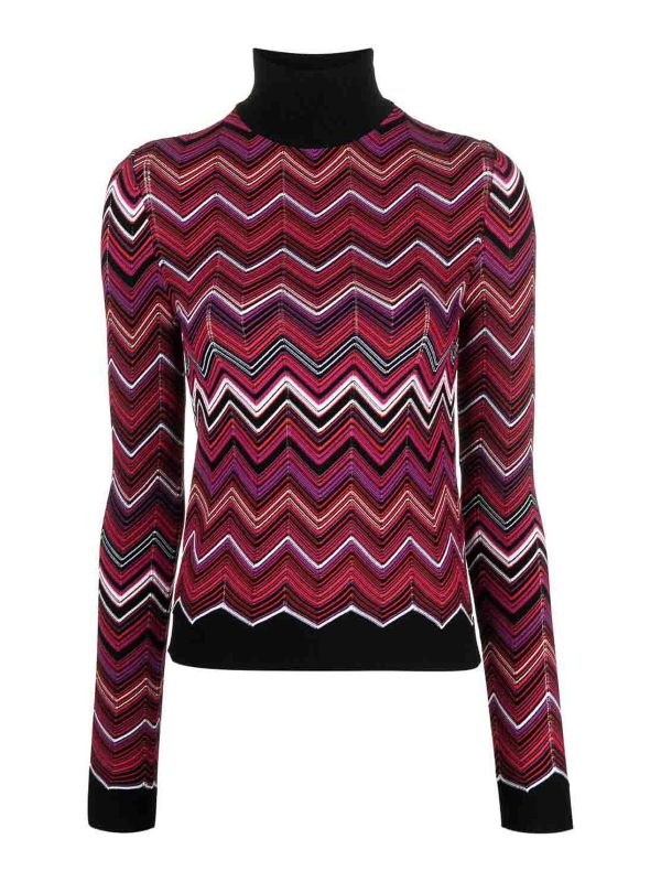 Missoni Pull Col Rond - Multicolore