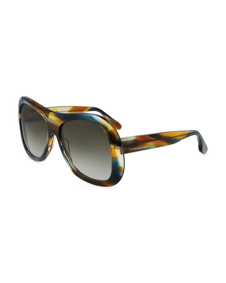Geometric Square Acetate Sunglasses