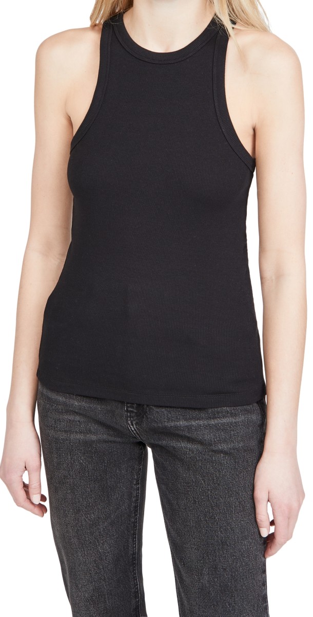 ANINE BING Eva Tank Black