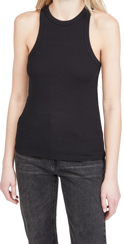 ANINE BING Eva Tank Black