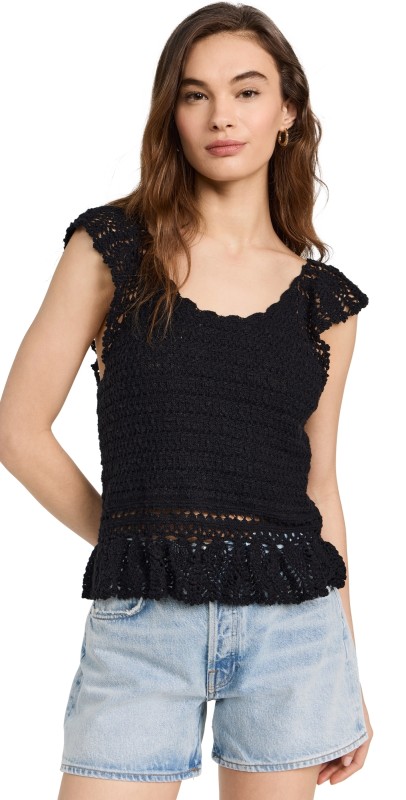 RAILS Hattie Top Black