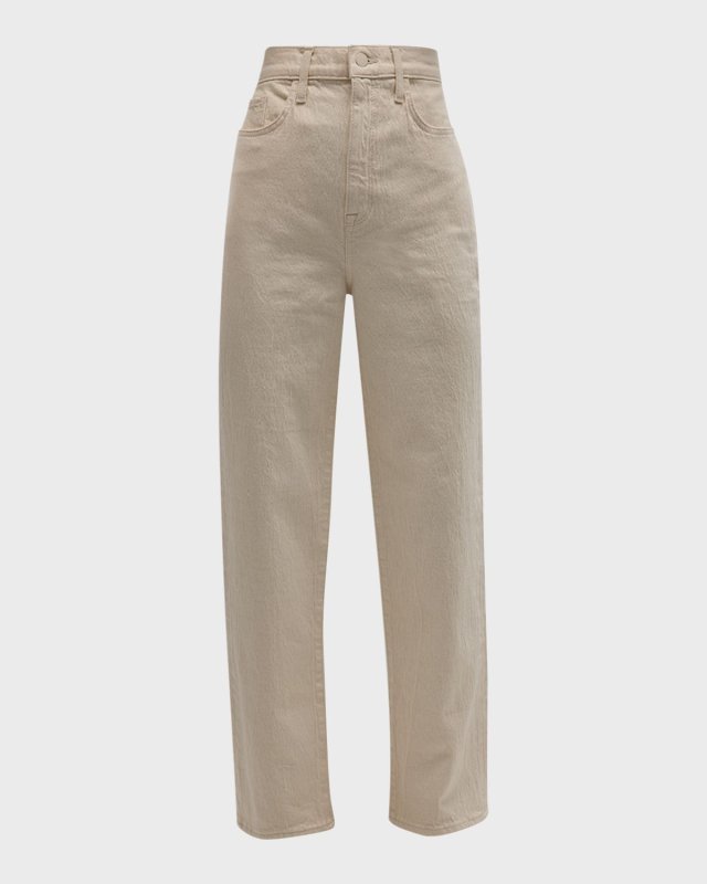 Ms. Triarchy V-High Rise Straight-Leg Jeans