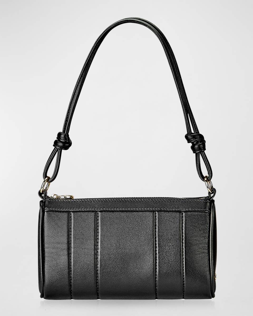 Maggie Knot Leather Shoulder Bag