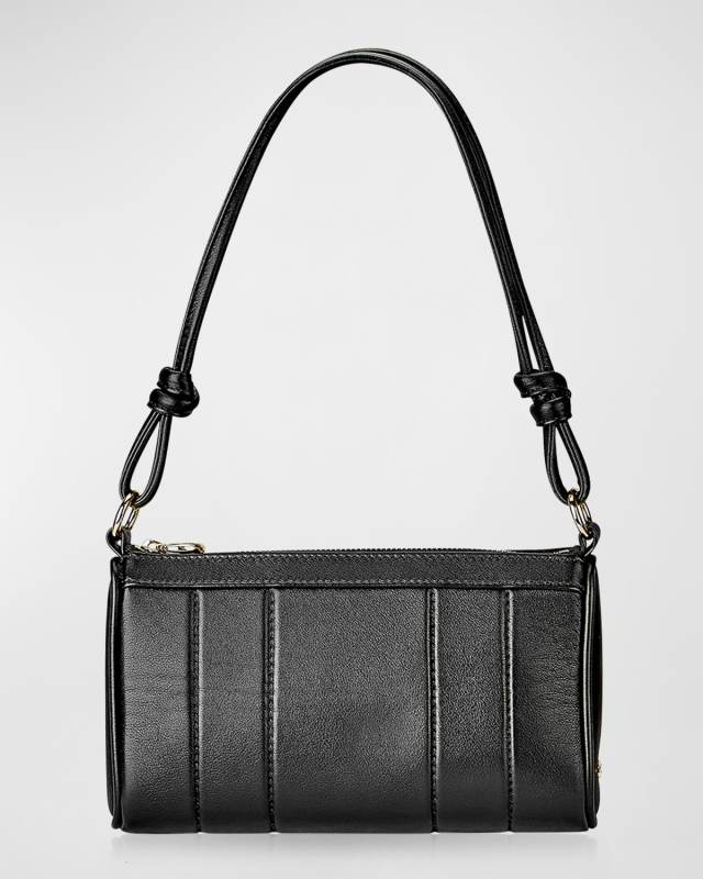 Maggie Knot Leather Shoulder Bag
