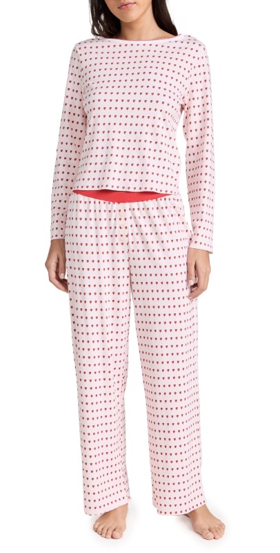 Cozyland by Morgan Lane Ellie PJ Set Blush