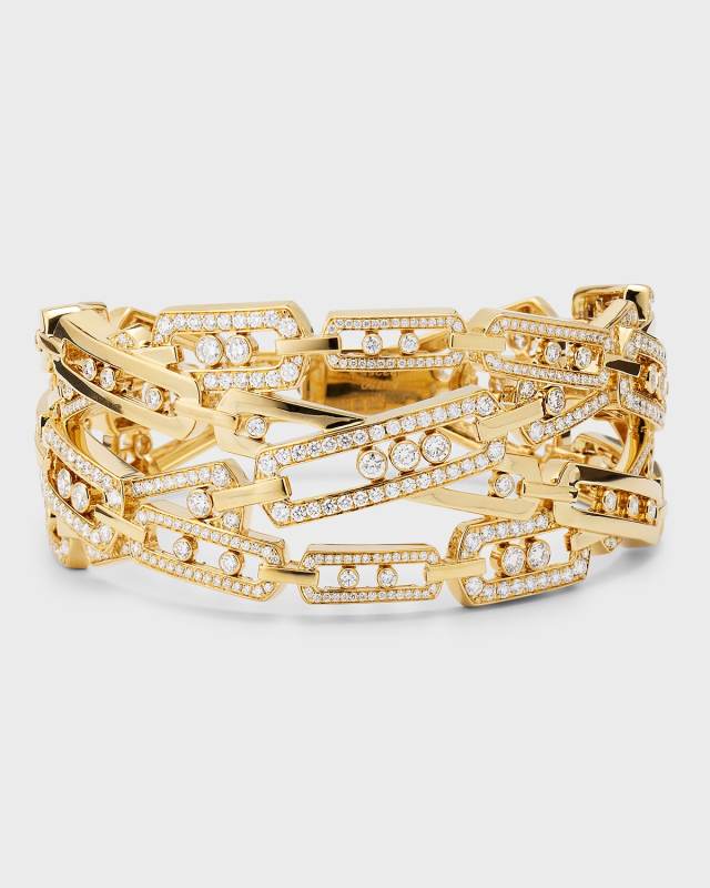 MOVE INFINI 18K YELLOW GOLD CUFF