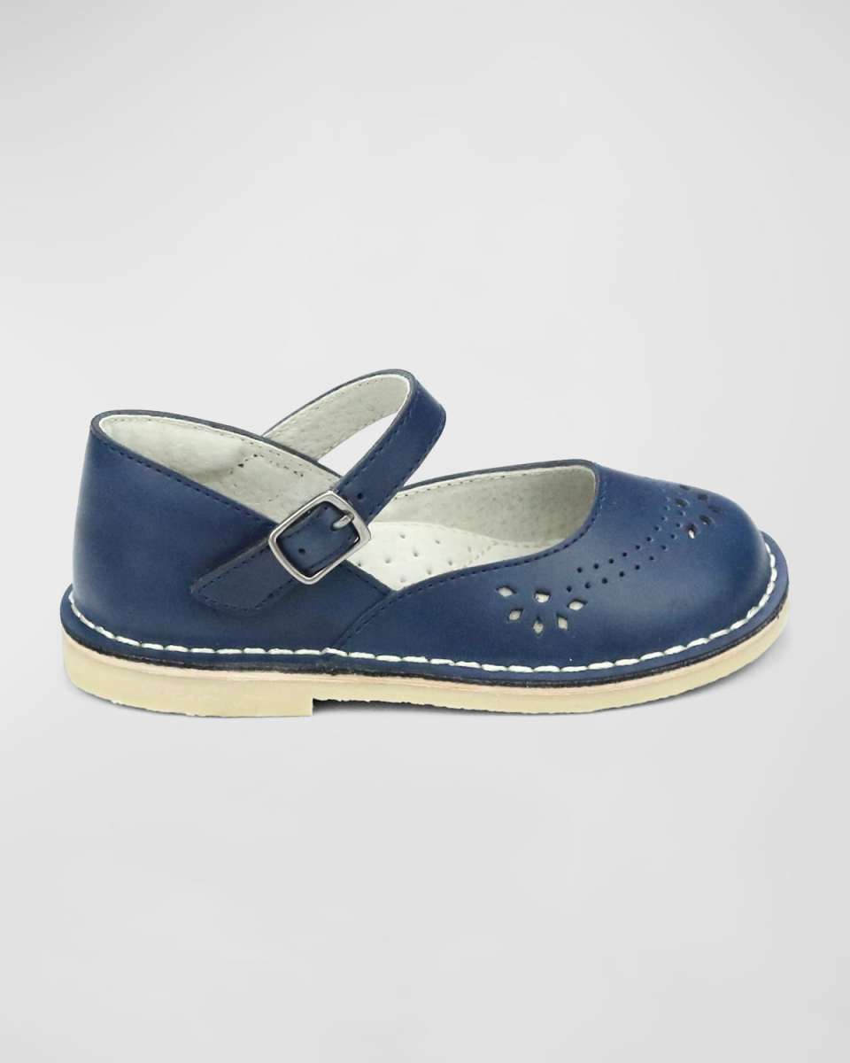 Girl's Antonia Grip-Strap Mary Jane Shoes, Baby/Toddler/Kids