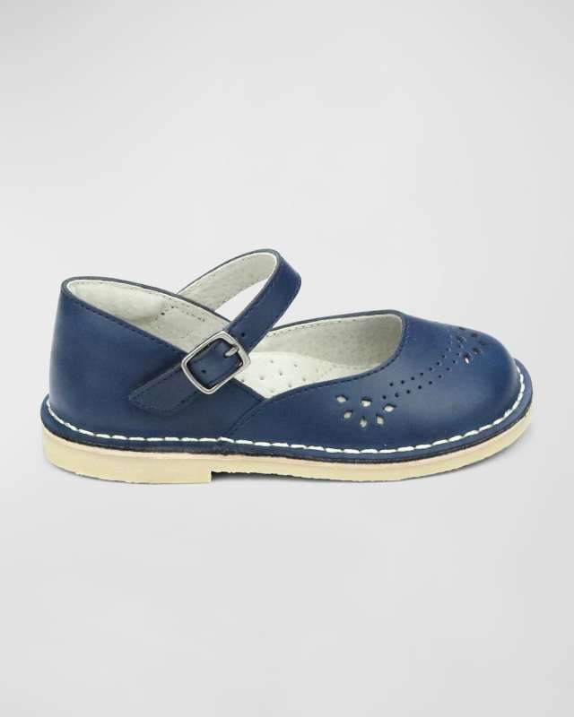 Girl's Antonia Grip-Strap Mary Jane Shoes, Baby/Toddler/Kids