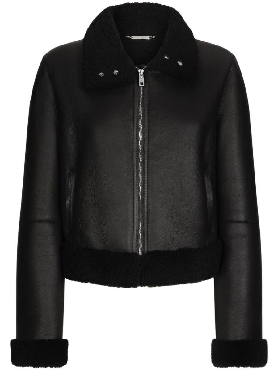 lambskin biker jacket