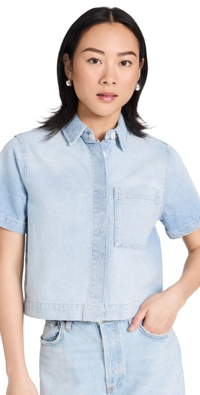 DL1961 Montauk Shirt Lt. Fountain (Vintage)
