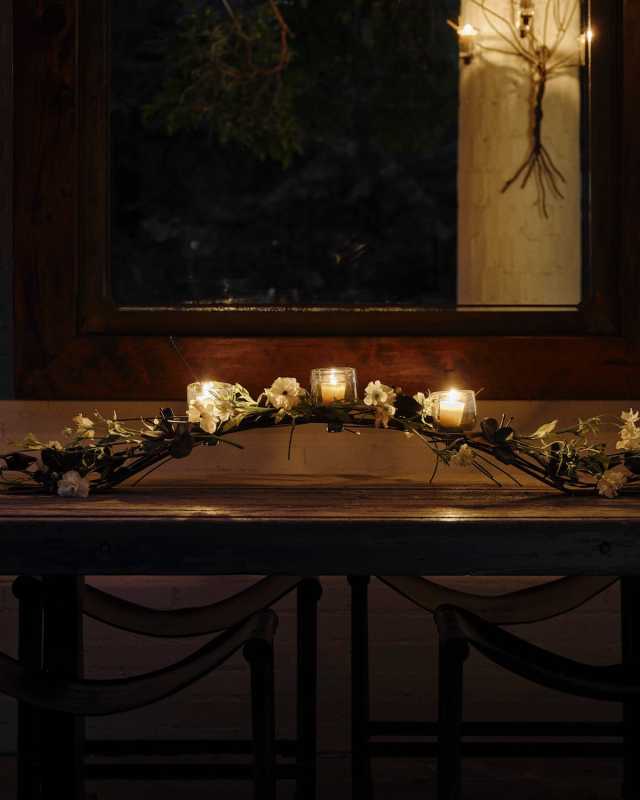 Rambling Rose Candle Holder