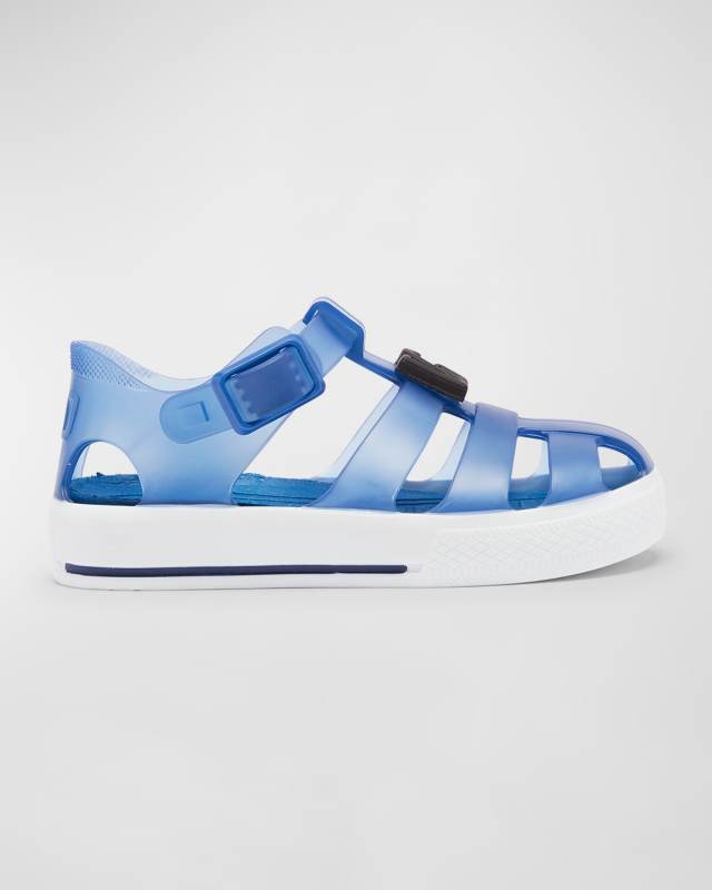 Boy's Logo Caged Jelly Sandals, Baby/Toddler/Kids