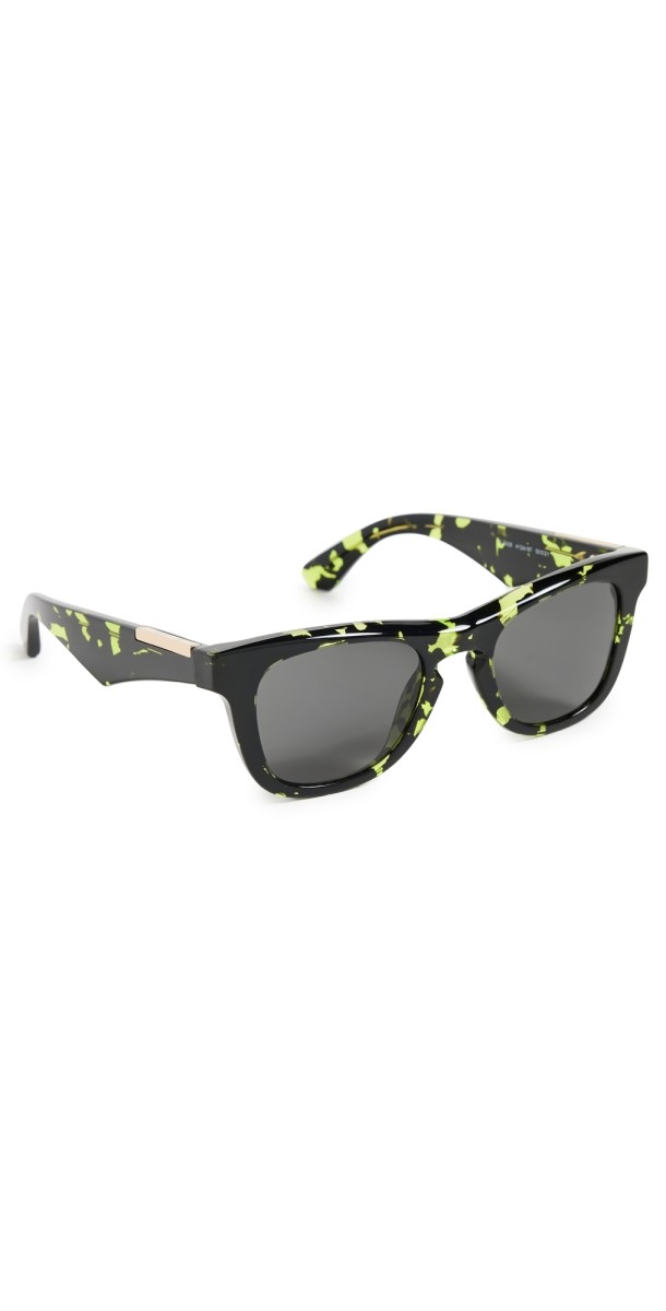 Burberry Square Sunglasses Green Havana