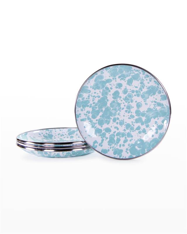 Swirl Bread & Butter Plates, Set of 4