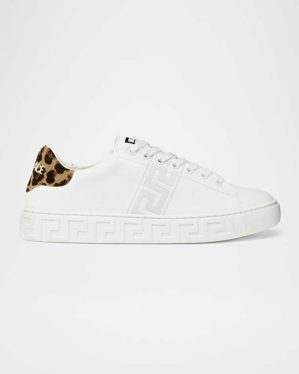La Greca Leopard Barocco Sneakers
