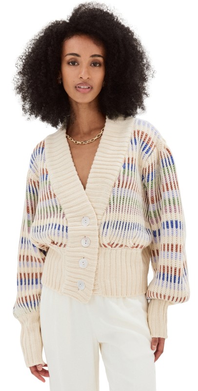FARM Rio Bold Stitch Knit Cardigan Bold Stitch