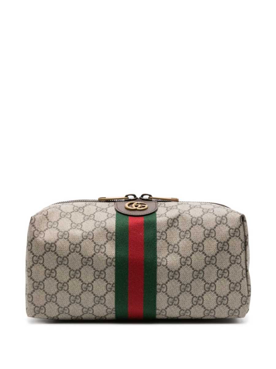 medium Ophidia GG wash bag