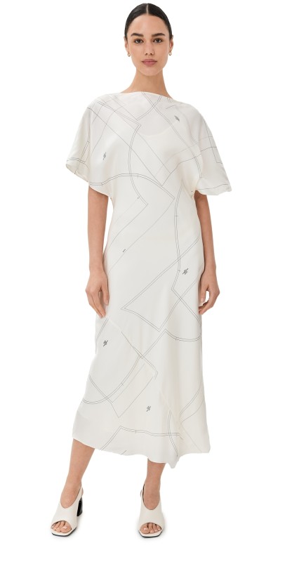 Róhe Fluid Silk Dress Patternmaking