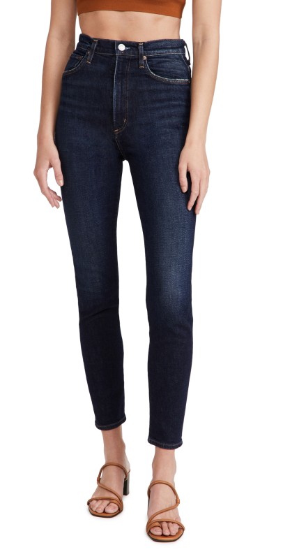 AGOLDE Pinch Waist Ultra High Rise Skinny Jeans Ovation