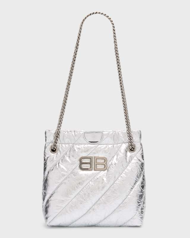 Crush XS Metallic Quilted Tote Bag