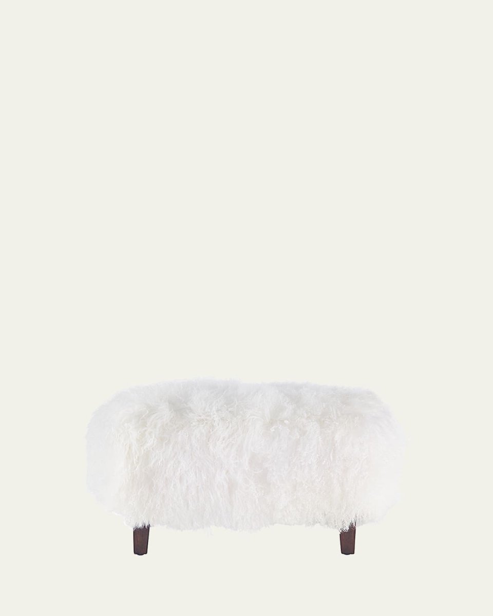 Royce Sheepskin Ottoman