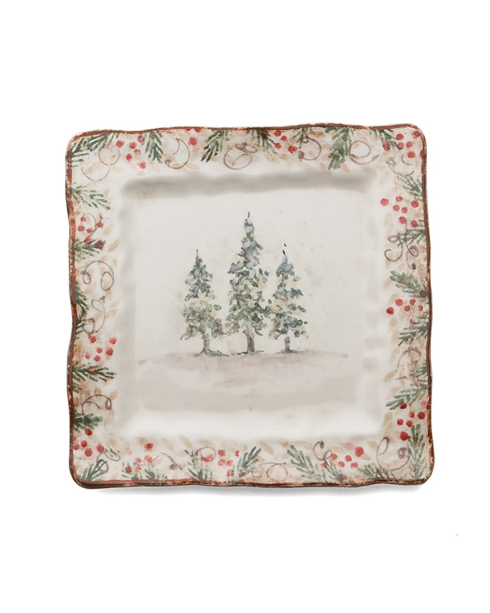 Natale Square Plate