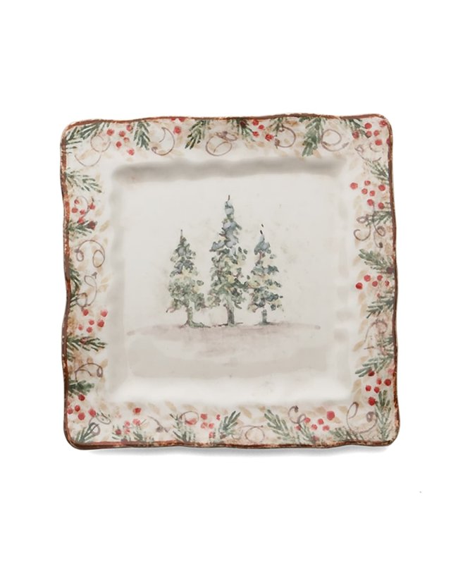 Natale Square Plate