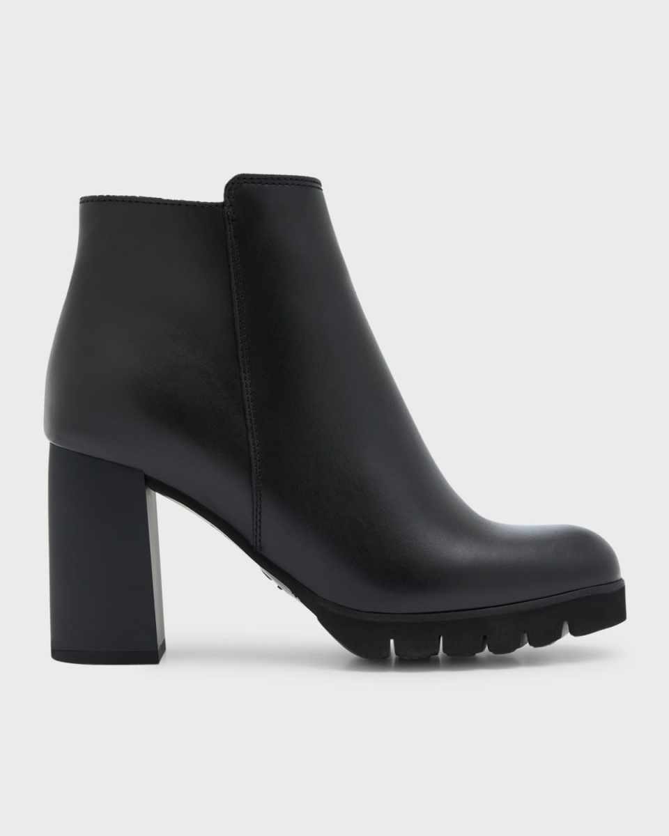 Maya Zip Waterproof Leather Booties
