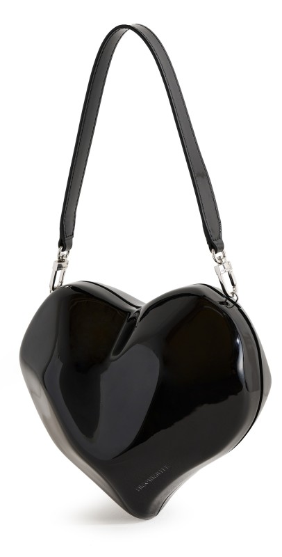 SIMONMILLER Molded Heart Bag Black