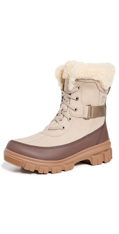 Sorel Tivoli V Parc Waterproof Boots Omega Taupe/Gum 10
