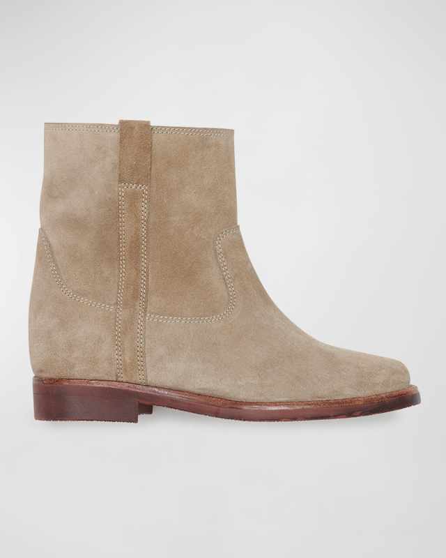 Susee Suede Western Ankle Booties