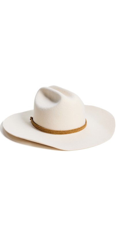 Lack Of Color The Ridge Felt Hat Ivory