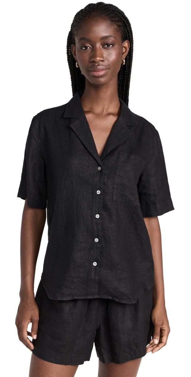 AYRinen Pool Boy Top Black