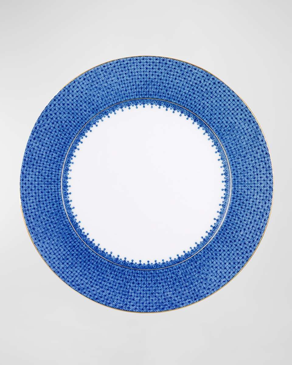 Blue Lace Charger Plate